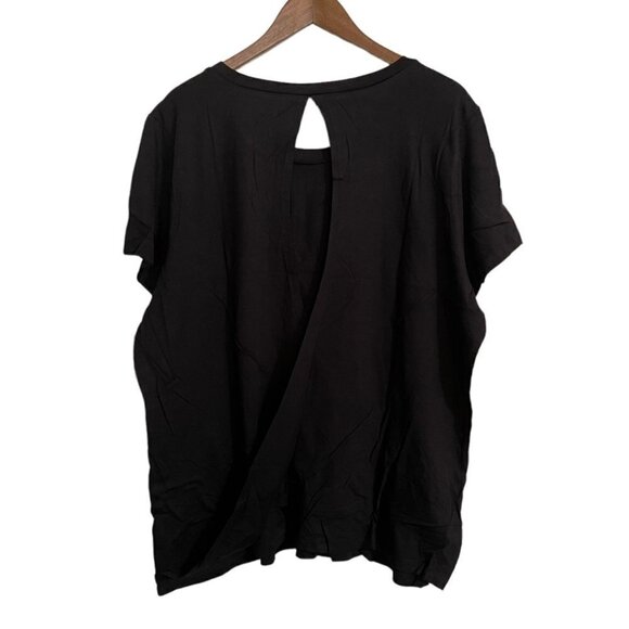 Torrid Womens NWT Black Squats I Thought You Said Do Shots Open Back Tee Size 3X - Picture 9 of 9